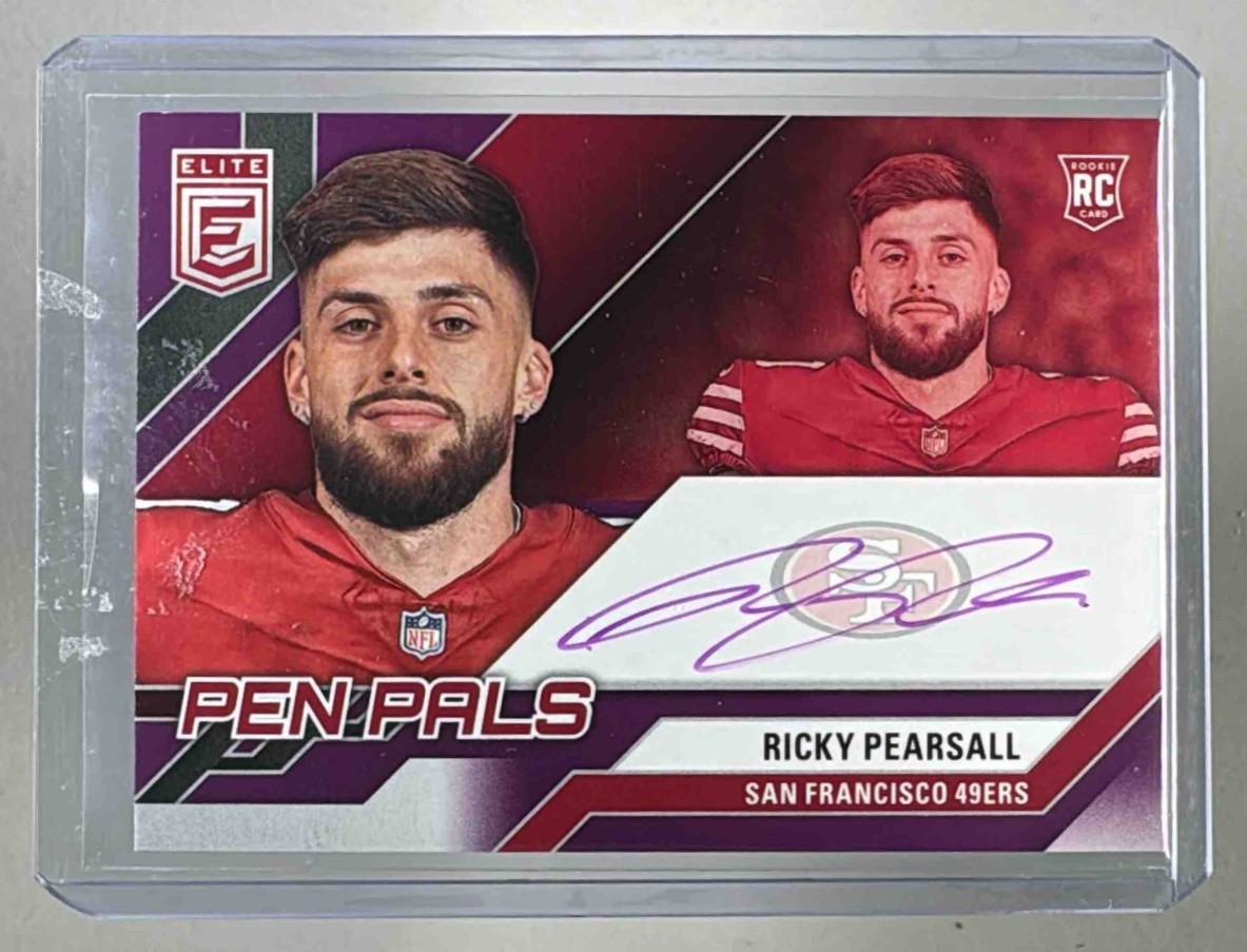 Ricky Pearsall Panini Donruss Elite Pen Pals #PALRPE Purple Ink