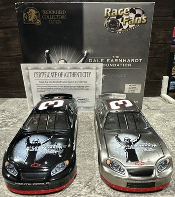 2003 Dale Earnhardt #3 Foundation Brushed Metal Twin Pack 1/24