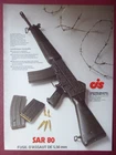 10/1983 PUB CIS SINGAPORE INDUSTRIE SAR 80 FUSIL ASSAULT RIFLE FRENCH AD