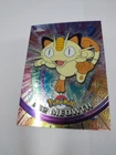 Nice 2000 Topps Chrome Series 1 Meowth #52 TV Animation Series Pokemon Card
