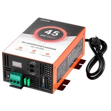 VEVOR RV Power Converter 45 Amp 110V AC to 12V DC RV Converter Battery Charger