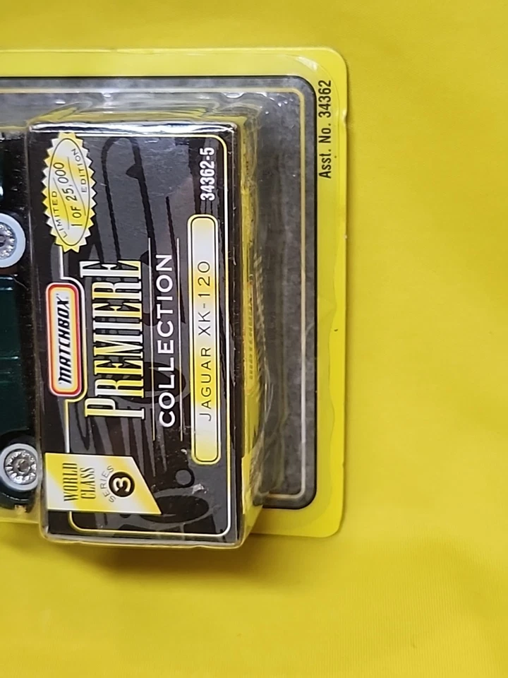 1995 Matchbox World Class Premiere 03 Jaguar XK 120 Green NOS 🔥A4 - Image 3 of 4