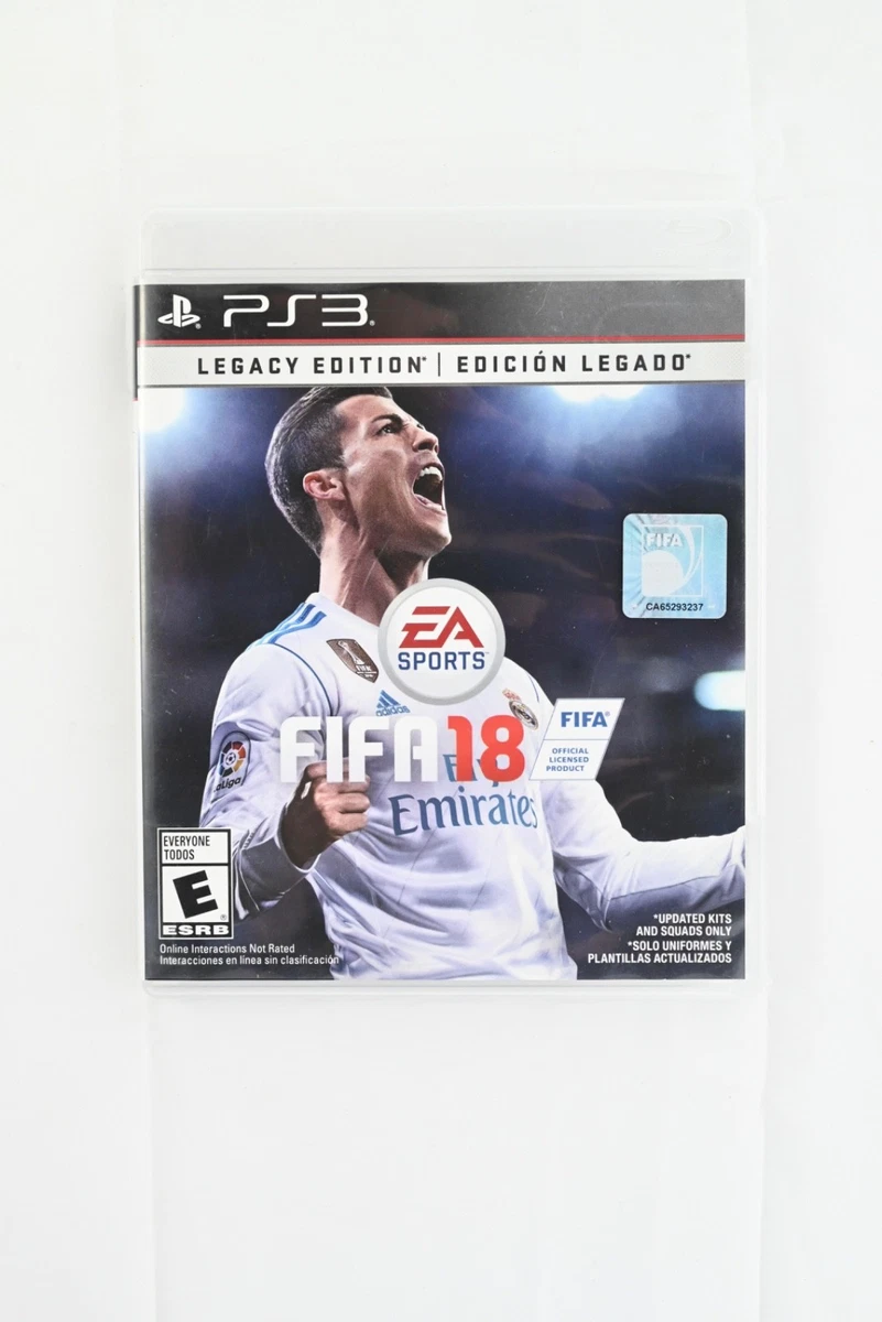 (未使用･未開封品)FIFA 18 Legacy Edition - PS3 Amazon.com: FIFA 18 Legacy Edition - PlayStation 3 : Video Games