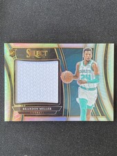 Brandon Miller 2023-24 Panini Select Rookie Jumbo Swatches Jersey RC #RJS-BN -7o