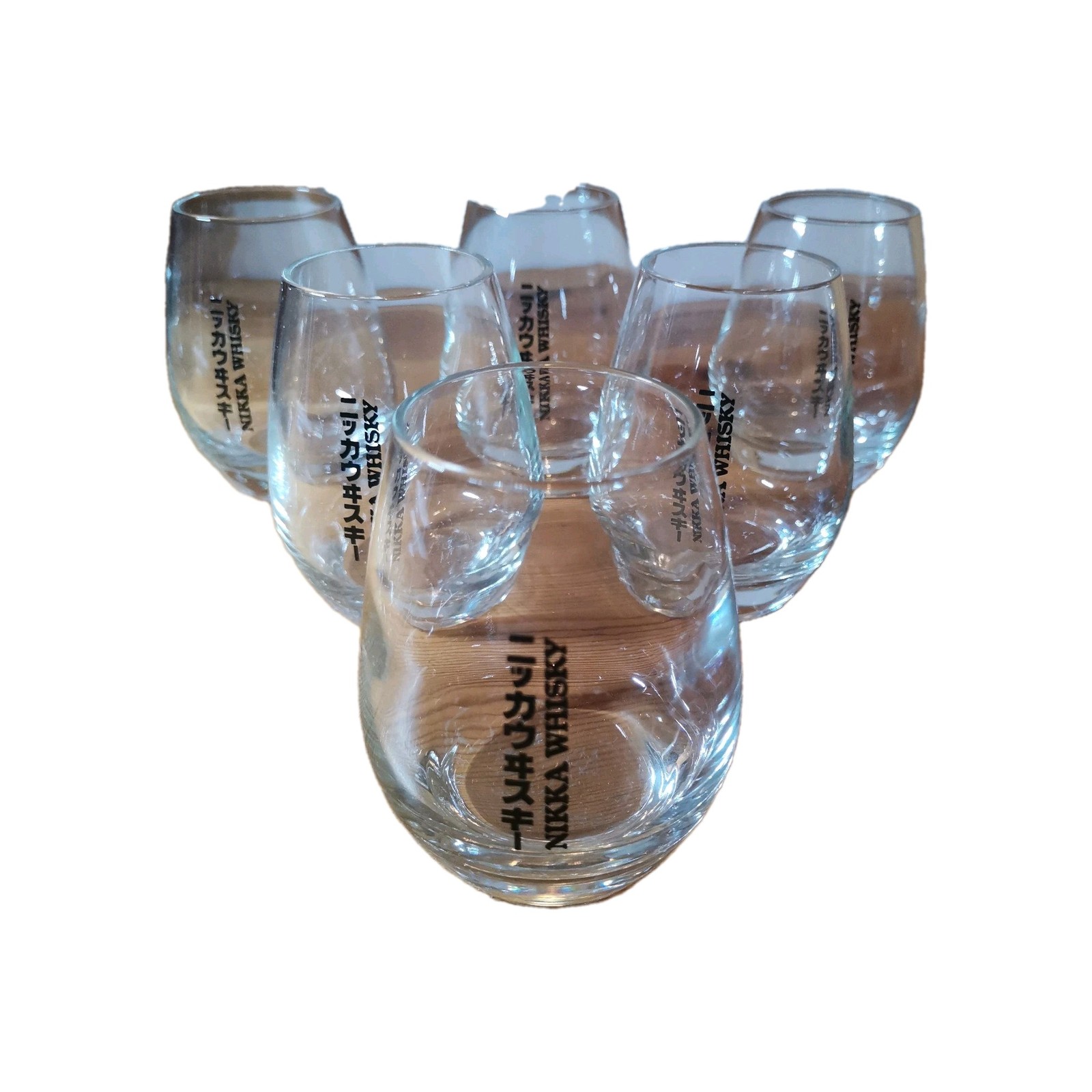 Verres Nikka whisky anti-dispersion des arômes : lot de 6 verres tulipes en cristal