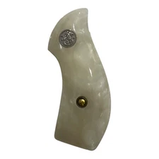 J FRAME ROUND BUTT GRIPS 242 296 36 37 38 39 637  640 649 White Pearl Resin