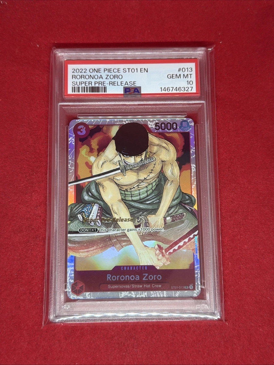 Roronoa Zoro ST01-013 Super Pre-Release Starter Deck 1: Straw Hat
