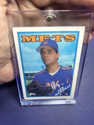 1988 Topps Baseball Card #308 Lee Mazzilli - METS - Picture 2 of 5