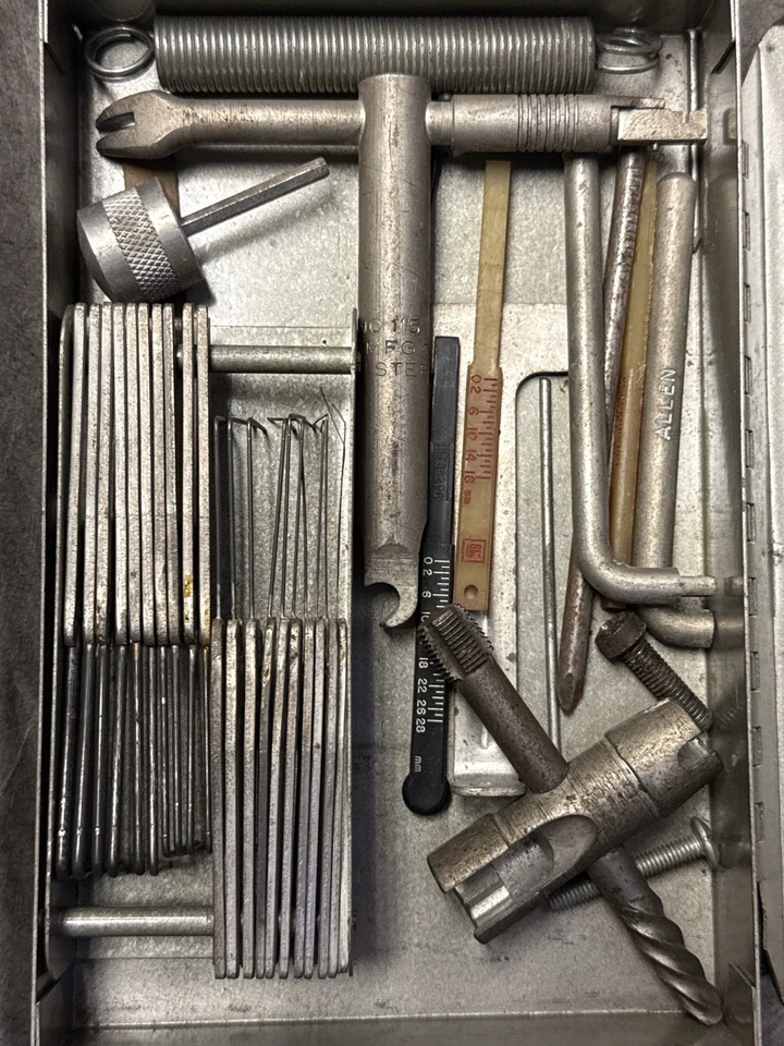 Vintage ALLEN “Adjust-A-Kit” Hex Key Service Set w/ Case USA – Complete - Image 3 of 4