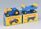 Matchbox Lesney 1-75 Series MB39c Ford Tractor & MB40c Hay Trailer *NMIB*
