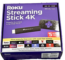 Roku Streaming Stick 4K/HDR/Dolby Vision Stre...