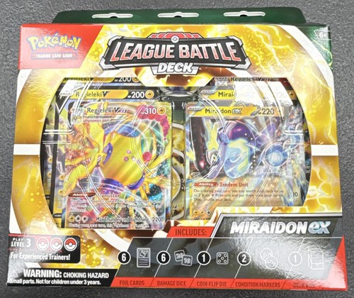 Pokemon TCG Miraidon ex League Battle Deck Factory Sealed Box BNB578