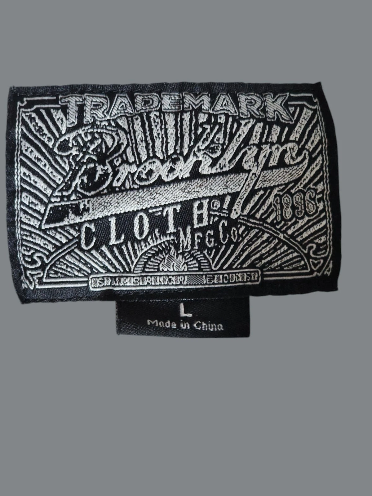 VETEMENTS BROOKLYN PANNO MFG.Camicia uomo manica lunga con cappuccio 100% poli TAGLIA L