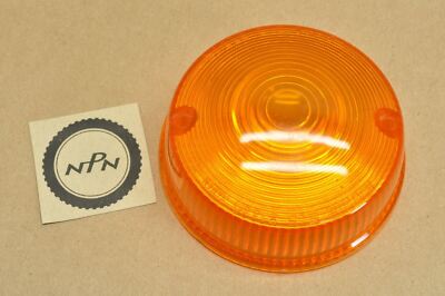 Harley Davidson Honda Motorcycle Turn Signal Lens Eagle Eye Japan 3 1/2'' Amber