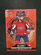 22-23 UD Allure Hockey Red Rainbow Parallel 61 Tom Wilson