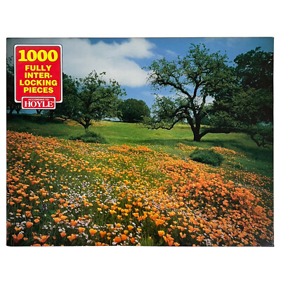 NOS Hoyle 1000 Piece Jigsaw Puzzle Diablo Range 21.5 x 27.5 Sealed USA Made
