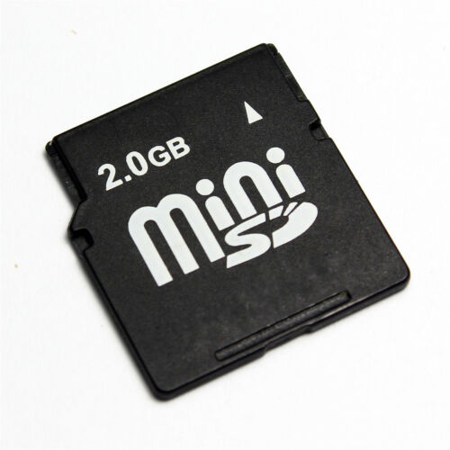 2GB MiniSD Card 2GB For Nokia N80 N73 N93 Old Cell Phones - Afbeelding 1 van 3