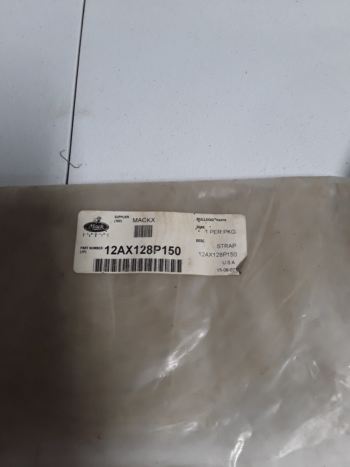 GENUINE MACK 12AX128P150 FUEL TANK INSULATOR STRAP NEW OEM 12ft 10" eBay