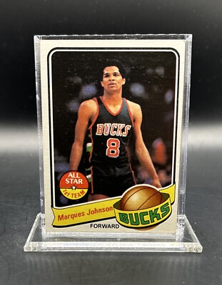 MARQUES JOHNSON 1979-80 TOPPS BASKETBALL #70 MILWAUKEE BUCKS