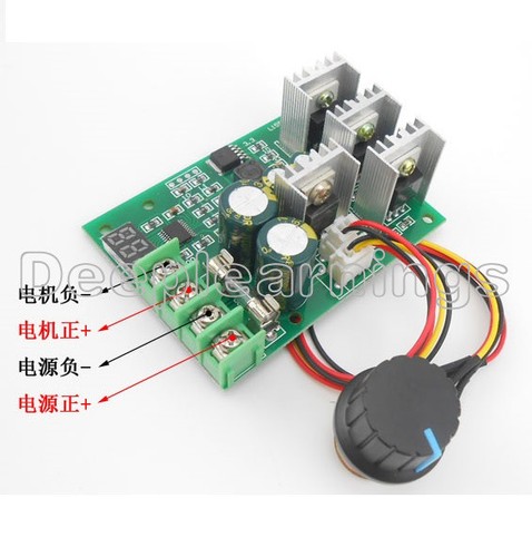 3/10/15/20A PWM 6-28V/10-60V/6-60V/12-40V/6-90V/12V Motor Speed Control Switch S - Picture 12 of 45