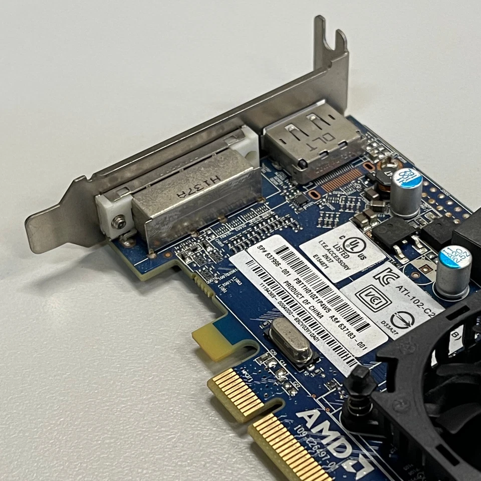 AMD Radeon HD 6450 512MB DDR3 PCIe Graphics DVI + DP 109-C26497-01 637996-001 - Image 4 of 4