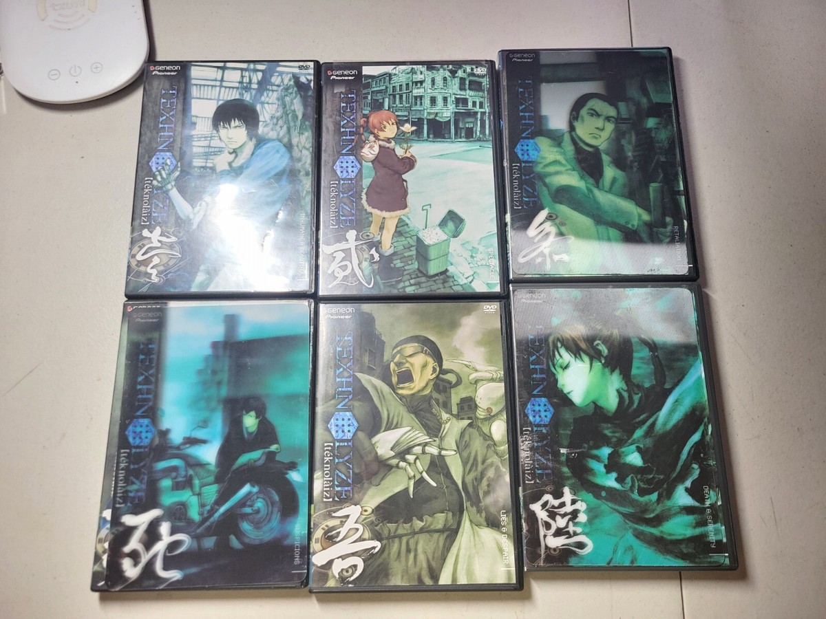 Texhnolyze Complete Series Volumes 1-6 Anime Dvd Set Htf Oop Free Shipping Texhnolyze Complete Series Volumes 1-6 Anime Dvd Set Htf Oop Free Shipping