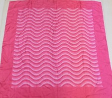 VINTAGE WOMEN'S 100 PURE SILK SILK SILK SOIE SCARF 221 78cm x 78cm