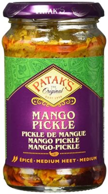 Mango Pickle 283 Gr Schärfe medium indisch Essen fertigsoße Food Indian fruchtig