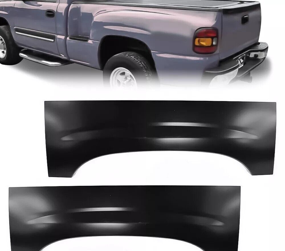 Wheel Arch Repair Panel Upper Rear Pair for 99-07 Chevy Silverado GMC Sierra