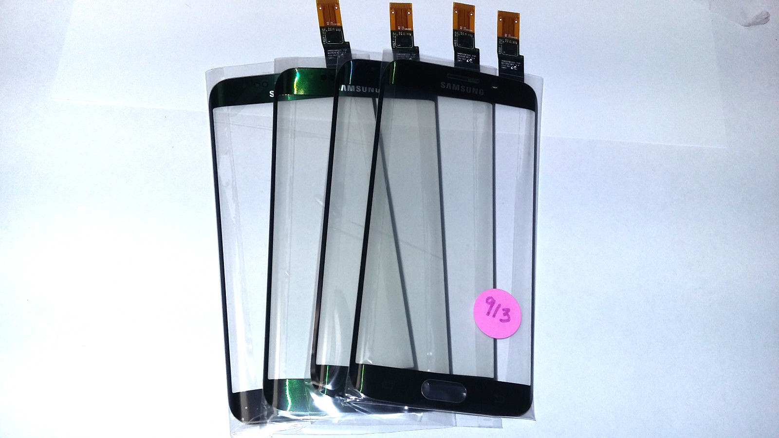 Galaxy S6 Edge Replacement Touch Glass Screen and Digitizer - Green (lot of 4) 