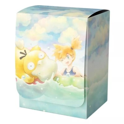 Pokemon Center Official Japan limited Misty Psyduck Deck Box NEU