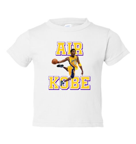 Kobe Lakers Toddler Tshirt Basketball Tee Los Angeles Baby Shower Gift 2T 3T 4T - Picture 1 of 5