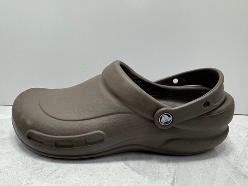 Crocs Mens 11 Clog Brown Comfort Shoe Slip On - Picture 7 of 10