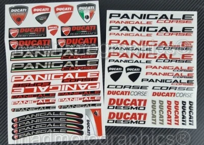 Aufkleber stickers decals DUCATI Panigale V2 V4 Corse 1199 1299 959 Laminiert