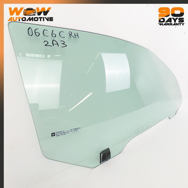 05-13 CHEVROLET CORVETTE C6 FRONT RIGHT PASSENGER SIDE DOOR WINDOW GLASS OEM