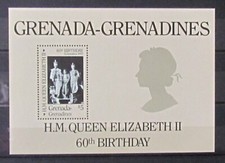 Grenada Grenadines Postage Stamps mint mini sheet Stamps 1986 QE II