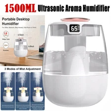 1500ml Humidifiers for Bedroom Large Room Office Cool Mist Air Humidifier Indoor