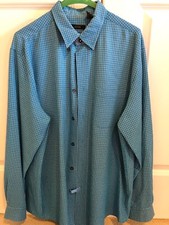 Cezani Mens Long Leeve Button Down Shirt Size L