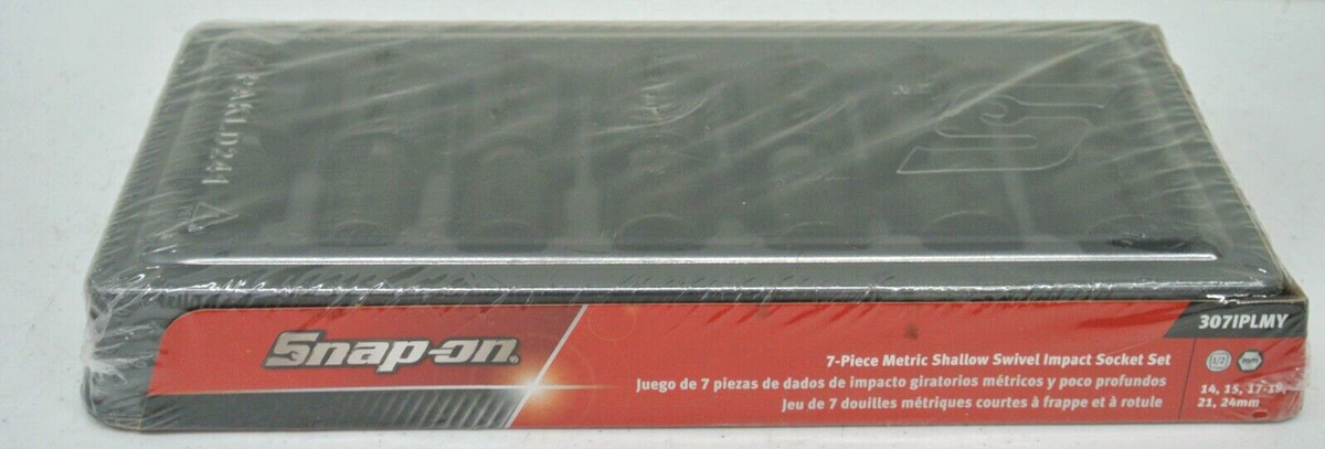 Snap-on 7 Impact Universal Flex Swivel Mm Metric Socket Set 
