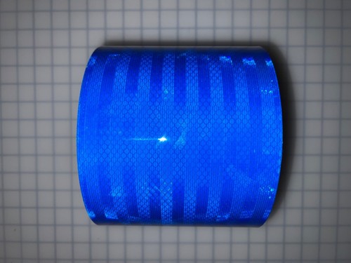 Cinta Reflectante Azul 6" 3M 3930 HIP Respaldo Aire Micro Prismático Scotchlite Seguridad - Imagen 10 de 10