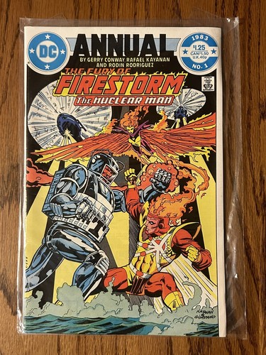 DC Comics: The Fury of Firestorm Annual #1, (1983) Gerry Conway! Adam Kubert!