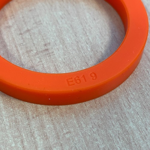 Sello de junta de cabeza de grupo de silicona naranja Cafelat genuino 58 mm E61 9 mm - Imagen 3 de 3