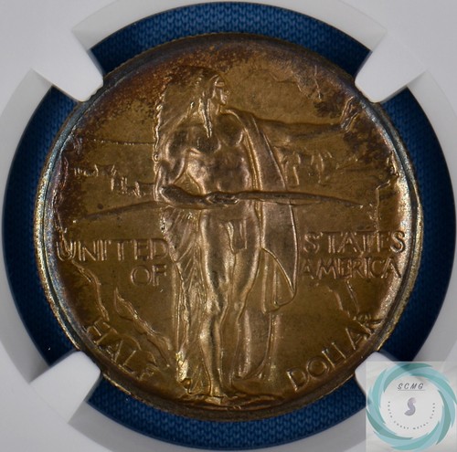 1928 Oregon Trail 50c NGC MS67 - Lustrous & Rich Eye Appealing Tones - Picture 7 of 14