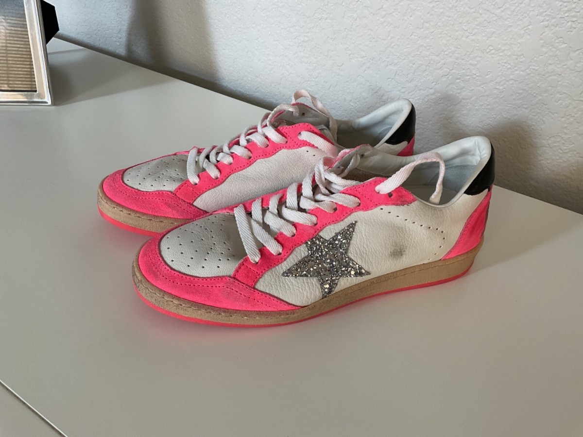 Golden Goose Ball Star Sneakers Pink Golden Goose Women's Ballstar