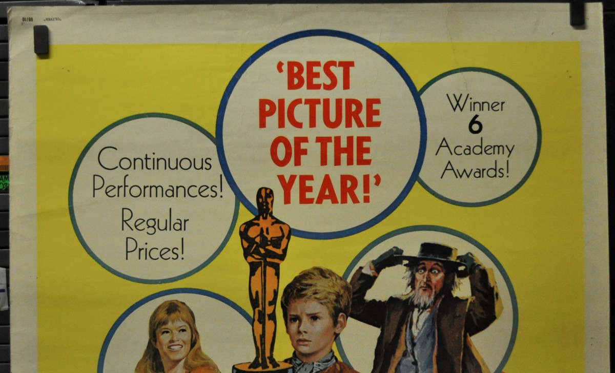 OLIVER 40X60 ORIGINAL 1968 MOVIE POSTER RON MOODY SHANI WALLIS