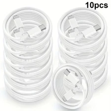 10 Pack Original USB C Fast Charger 3 FT Cable  iPhone 14 13 12 11 X Pro Max Lot