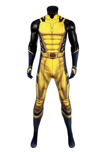 Deadpool 3 Wolverine Jumpsuit Sleeveless James Howlett Cosplay Costume Zentai - Picture 6 of 25