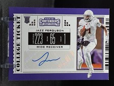 JAZZ FERGUSON 2019 CONTENDERS DRAFT AUTO ROOKIE SEAHAWKS