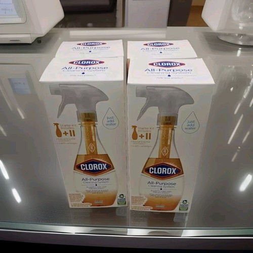 Clorox AllPurpose Cleaning System Spray 4 Bottles and 8 Refills