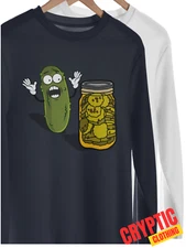 Funny Pickle T SHIRT S-3XL Dill Pickle Jar Joke Gherkin Food Lover Foodie TEE